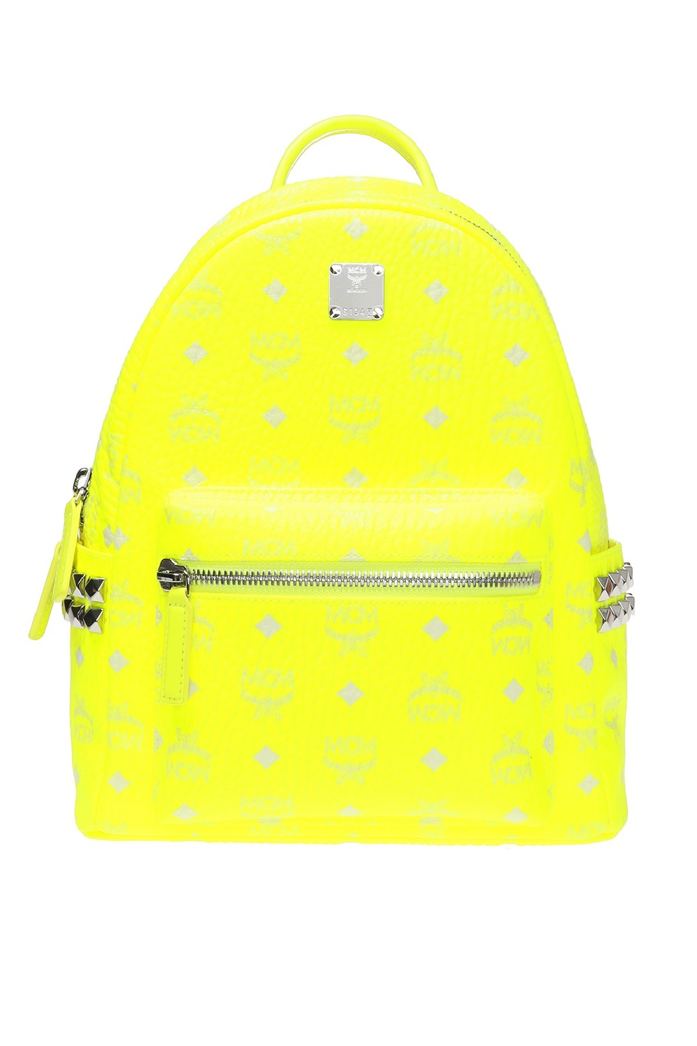 Neon Stark monogram backpack MCM Vitkac Canada